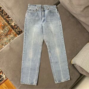 Vintage Levi's 512 M Slim Fit Straight Leg Jeans 32x30 Blue Denim Cotton